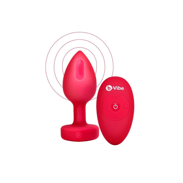 Vibrierender Analplug ,,B-Vibe Heart'' – elegant & ferngesteuert