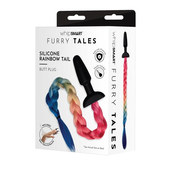 Furry Tales Rainbow – Analplug mit Regenbogenschwanz