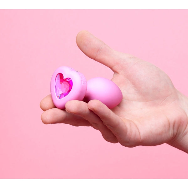 Vibrierender Analplug ,,B-Vibe Heart'' – elegant & ferngesteuert