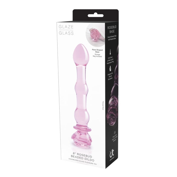 Glas-Dildo ,,Glaze Rosa'' – Stil trifft Sinnlichkeit