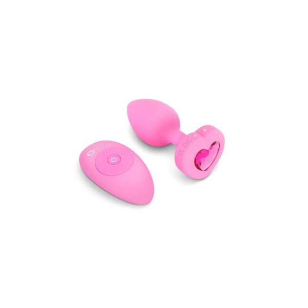 Vibrierender Analplug ,,B-Vibe Heart'' – elegant & ferngesteuert