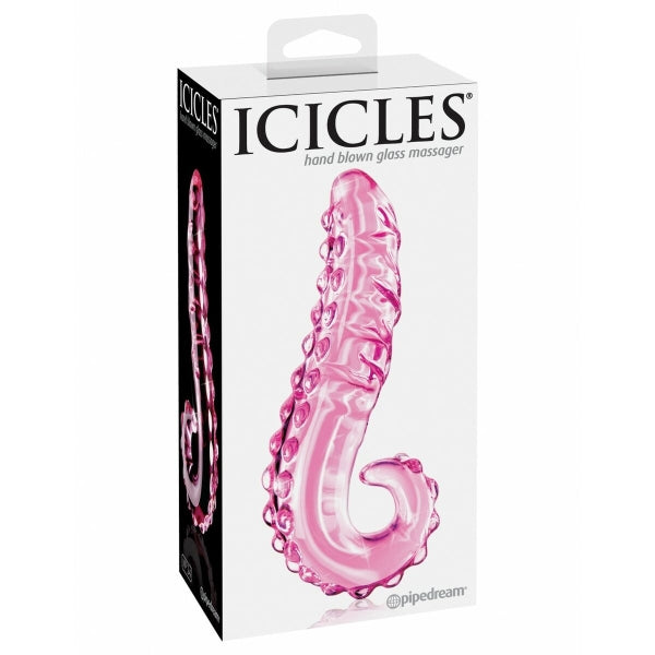 Glas-Dildo ,,Icicles Rosa'' – Verspeilet.Verführerisch.