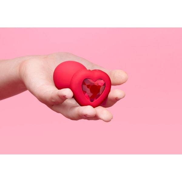 Vibrierender Analplug ,,B-Vibe Heart'' – elegant & ferngesteuert
