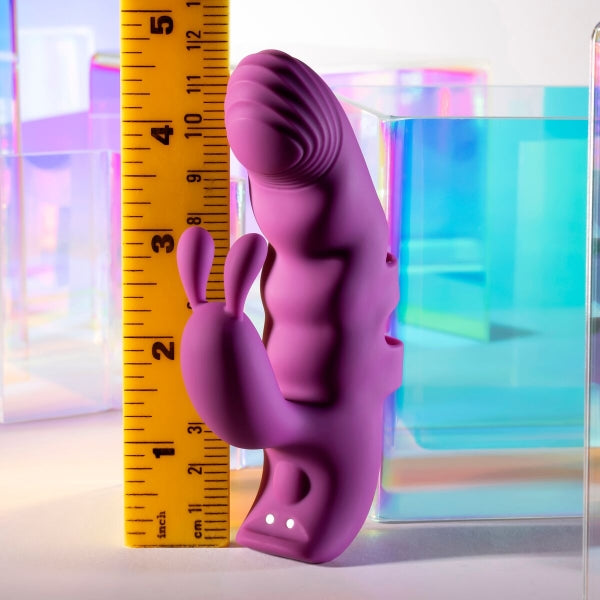 Evolved ,,Playboy Lila'' – Dual-Vibrator für G-Punkt & Klitorisstimulation
