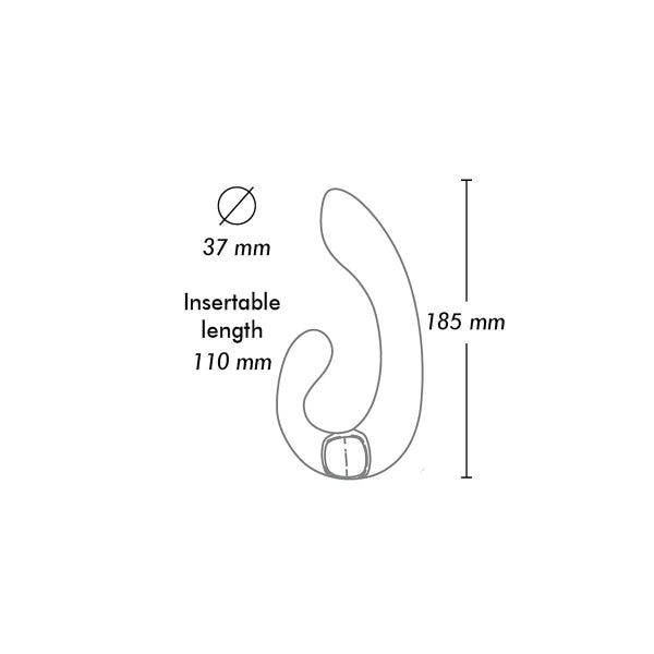 Paar-Vibrator mit Doppelstimulation