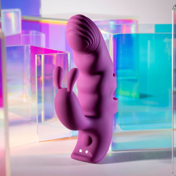 Evolved ,,Playboy Lila'' – Dual-Vibrator für G-Punkt & Klitorisstimulation
